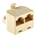 RS PRO 2 Port RJ45 Adapter RJ45