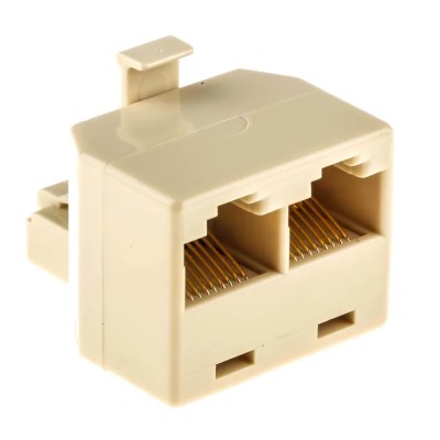 RS PRO 2 Port RJ45 Adapter RJ45