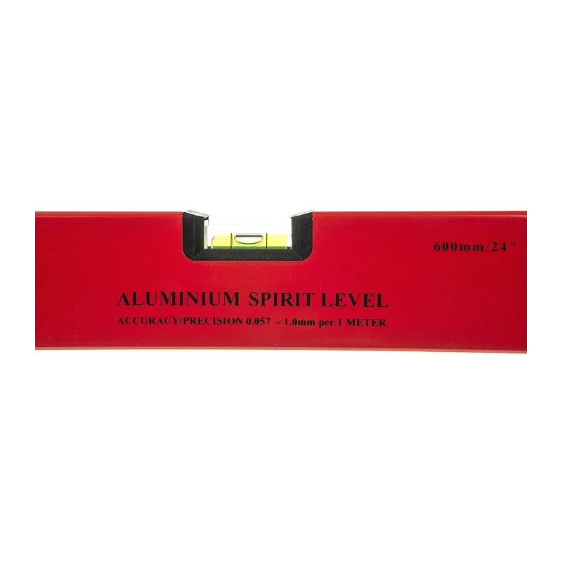 RS PRO Aluminium Box Type Spirit Level 600 mm Length 2 Vials ±0.5 mm/m Accuracy 851-3551