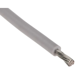 RS PRO White 1.3 mm² 16 AWG Hook Up Wire, 19/0.3 mm Core Strands, 100 m Length, Polyvinyl Chloride Insulation 851-3627