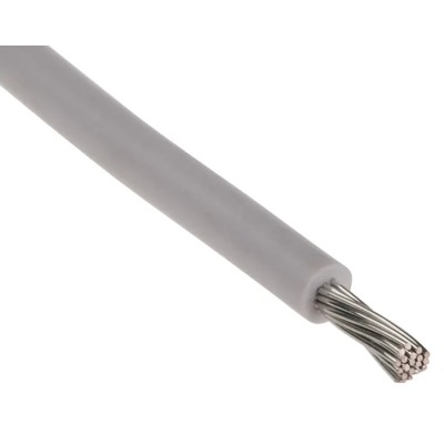 RS PRO White 1.3 mm² 16 AWG Hook Up Wire, 19/0.3 mm Core Strands, 100 m Length, Polyvinyl Chloride Insulation 851-3627