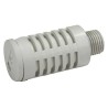 SMC Polyvinyl Fluoride Pneumatic Silencer Threaded 8 mm Connection Size 1 MPa Maximum Pressure ANA1