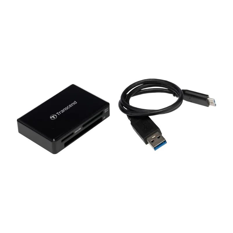 Transcend External Memory Card Reader USB 3.1 MicroSD SD MMC Compact Flash TS-RDF8K2