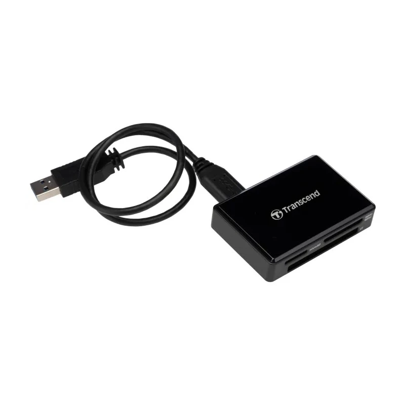 Transcend External Memory Card Reader USB 3.1 MicroSD SD MMC Compact Flash TS-RDF8K2