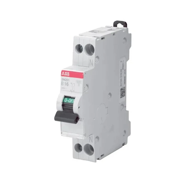 ABB Miniature Circuit Breaker SN201 1-Pole 16A Type D 230V AC 6kA Breaking Capacity