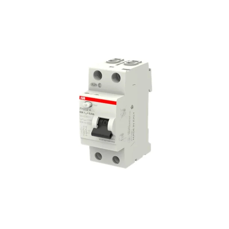 ABB Residual Current Circuit Breaker 63A 2-Pole 30 mA Type A 1 kA 230V AC FH200