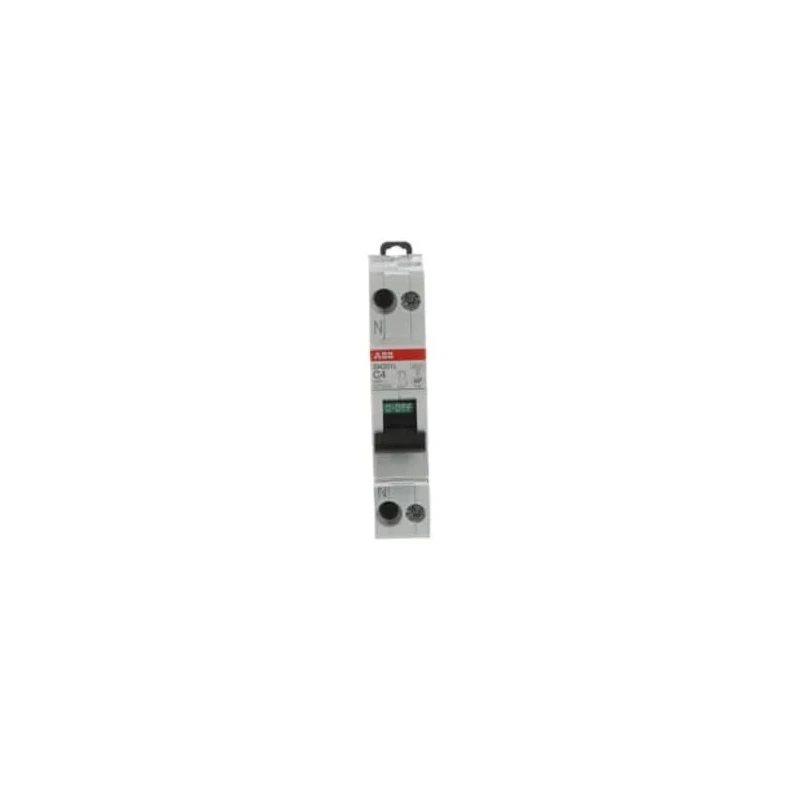 ABB Miniature Circuit Breaker, 1-Pole, 4A, Type C, 230V AC, 4.5 kA Breaking Capacity SN201