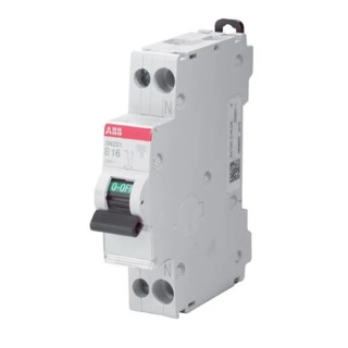 ABB Miniature Circuit Breaker 1 Pole 40A Type C 230V AC 6 kA Breaking Capacity SN201