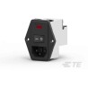 TE Connectivity IEC Power Line Filter Flange Mount 6A Current 115V/230V AC PE0S0DH6B