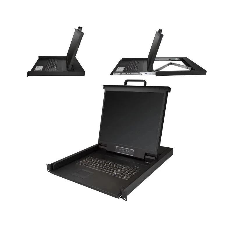 StarTech.com 1 Port USB VGA KVM Console with 19in Display 1280 x 1024 Resolution RKCONS1901
