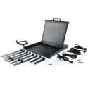 StarTech.com 1 Port USB VGA KVM Console with 19in Display 1280 x 1024 Resolution RKCONS1901