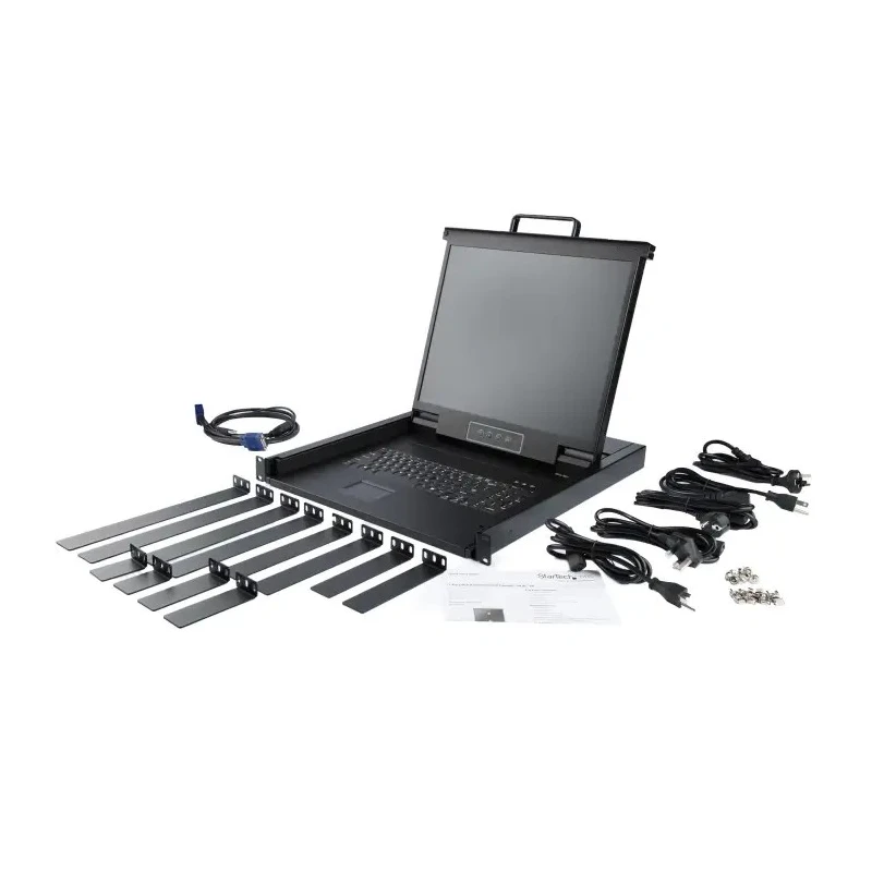 StarTech.com 1 Port USB VGA KVM Console with 19in Display 1280 x 1024 Resolution RKCONS1901