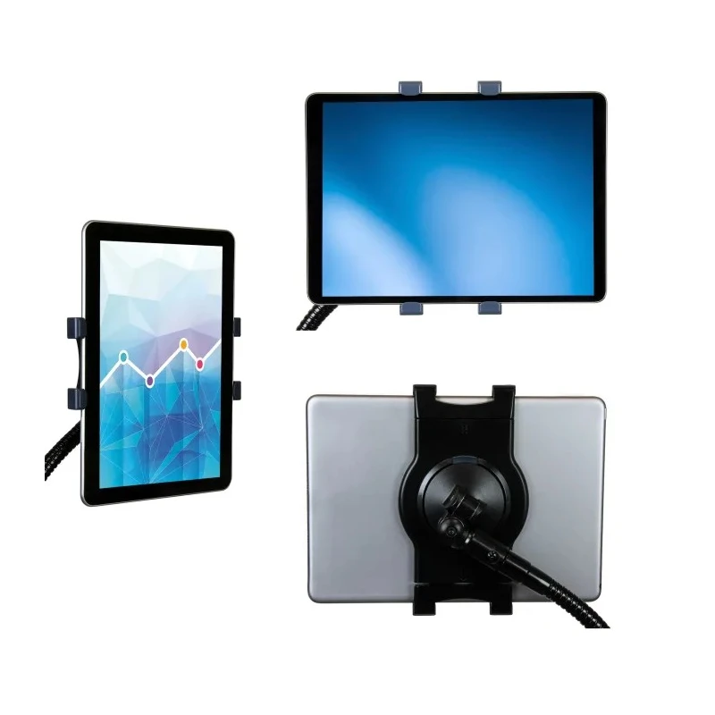 StarTech.com Flexible Tablet Arm Stand with 90° Tilt Adjustable Steel and Plastic Construction ARMTBLTUGN