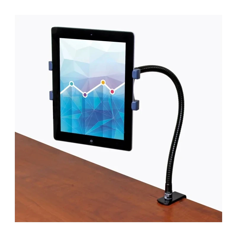 StarTech.com Flexible Tablet Arm Stand with 90° Tilt Adjustable Steel and Plastic Construction ARMTBLTUGN