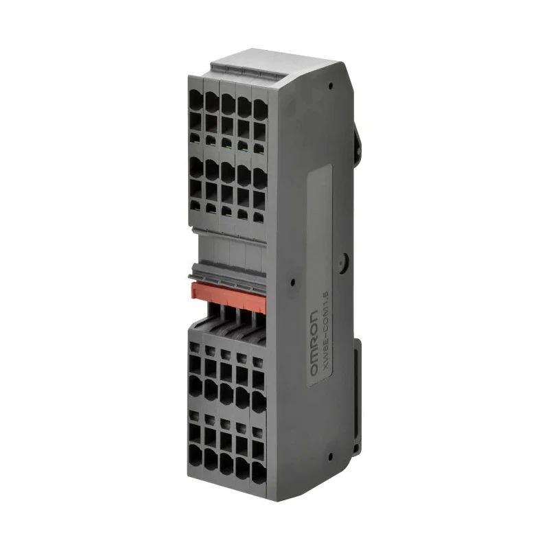 Omron XW6T Series DIN Rail Terminal Block Red, Screw, 800V, 24A, 5.2mm Pitch XW6T-COM2.5X40RD