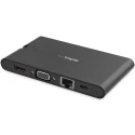 StarTech.com USB C Docking Station with HDMI and VGA Ports 1920 x 1200 pixel Resolution USB 3.0 3-Port DKT30CHVSCPD