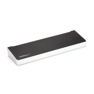 StarTech.com USB C Docking Station with Triple 4K Monitors Support, 5 USB 3.0 Ports, DisplayPort, HDMI, 60W DK30CH2DPPDU