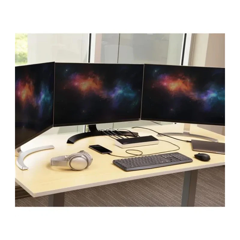 StarTech.com USB C Docking Station with Triple 4K Monitors Support, 5 USB 3.0 Ports, DisplayPort, HDMI, 60W DK30CH2DPPDU