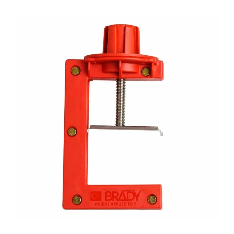 Brady Red 4-Lock Lockout Nylon Butterfly Valve Lockout 7.14mm LARGE BUTTERFLY LOCKOUT