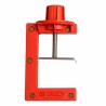 Brady Red 4-Lock Lockout Nylon Butterfly Valve Lockout 7.14mm LARGE BUTTERFLY LOCKOUT
