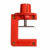 Brady Red 4-Lock Lockout Nylon Butterfly Valve Lockout Device with 7.14 mm Shackle Diameter SMALL BUTTERFLY LOCKOUT