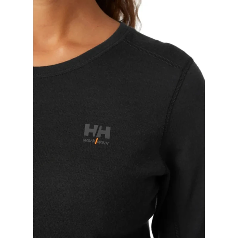 Helly Hansen Long Thermal Shirt Black 2XL 43% Polypropylene 57% Merino 75209_990-2XL