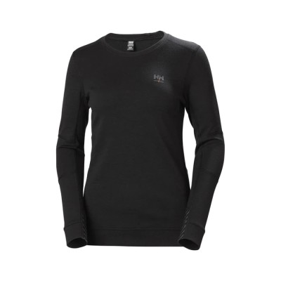 Helly Hansen Long Thermal Shirt Black Size L 43% Polypropylene, 57% Merino 75209_990-L