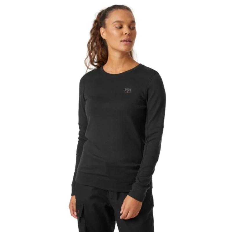 Helly Hansen Long Thermal Shirt Black Size L 43% Polypropylene, 57% Merino 75209_990-L