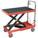 RS Pro Flatbed Steel Platform Trolley, 300 kg Load, 820 mm Length x 520 mm Width x 770 mm Height 851-7537