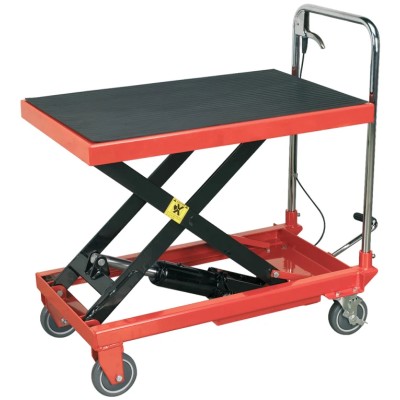 RS Pro Flatbed Steel Platform Trolley, 300 kg Load, 820 mm Length x 520 mm Width x 770 mm Height 851-7537