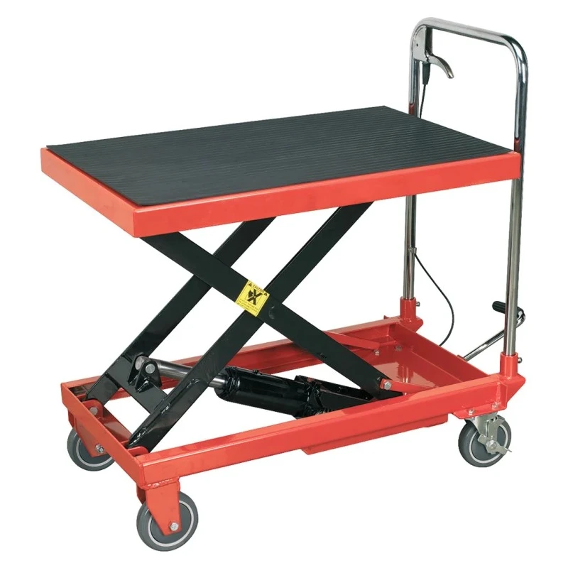 RS Pro Flatbed Steel Platform Trolley, 300 kg Load, 820 mm Length x 520 mm Width x 770 mm Height 851-7537