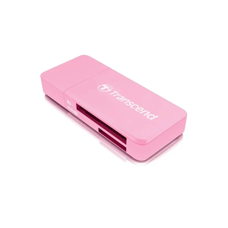 Transcend External Memory Card Reader USB 3.1 SD, MicroSD with Dual Slots and CE Approval TS-RDF5R
