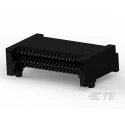 TE Connectivity QSFP+ Cage Assembly Solder 38-Position Copper Alloy Gold Plated Female Contact Right Angle 2110819-1