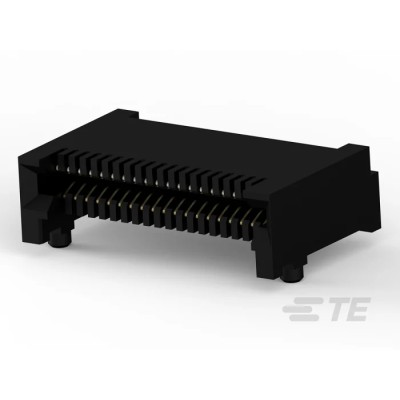 TE Connectivity QSFP+ Cage Assembly Solder 38-Position Copper Alloy Gold Plated Female Contact Right Angle 2110819-1