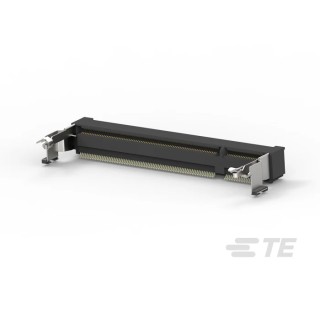 TE Connectivity 0.6 mm Pitch 200 Way Right Angle Surface Mount SO DIMM Socket 2.5V 500mA 1612618-1