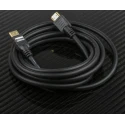 RS PRO 3 m Male HDMI to Male HDMI Cable HDMI 2.0 Black 852-5273