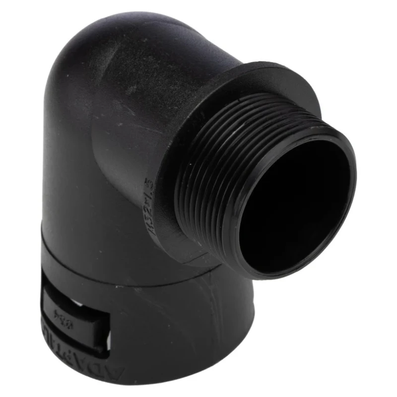 Adaptaflex Nickel Plated Brass Conduit Fitting 34 mm Nominal Size, M32 Thread Size 7TCA296000R0964 AL34/M32/C90/BL