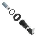 Eaton 20A Panel Mount Fuse Holder, 1P Pole, Thermoplastic Body, Compatible with 32 mm Fuse, 25V HTB-38I-R