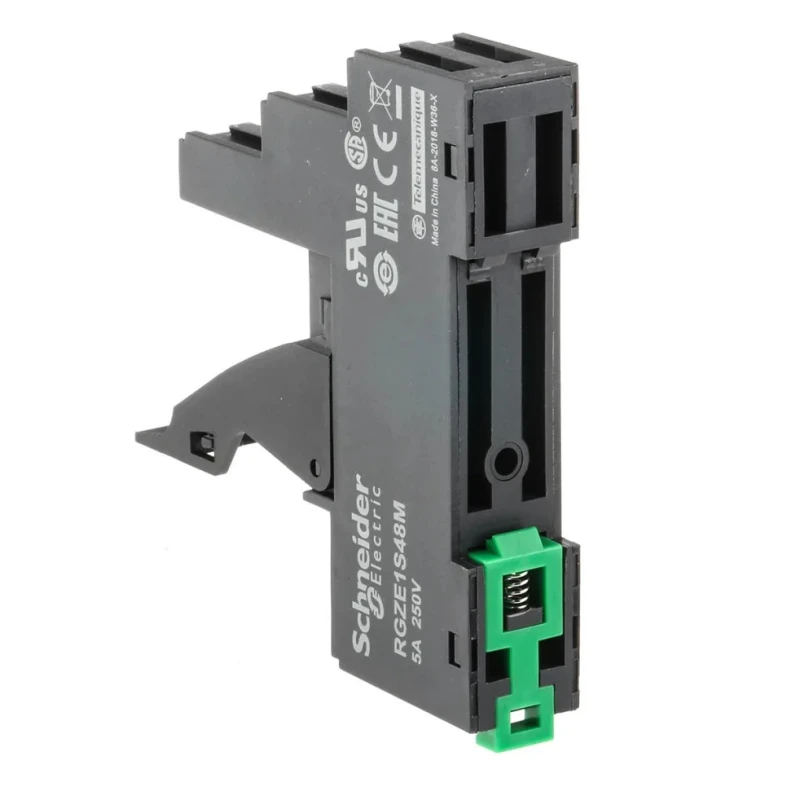 Schneider Electric Harmony Relay RXG 8 Way 300V DIN Rail Relay Socket RGZE1S48M