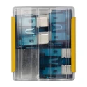 Eaton Blue Car Fuse 15A Current Rating 32V DC Voltage Fast Acting Brass Body ATC-15