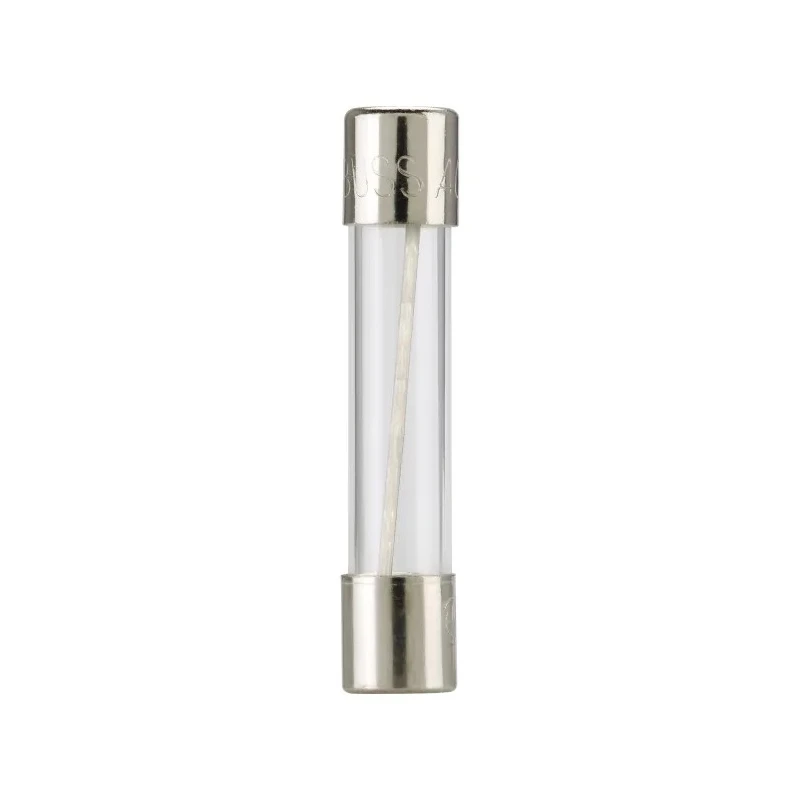 Eaton 100mA Fast Acting Glass Cartridge Fuse, 6.3 x 32 mm, 250V AC AGC Series AGC-1-10-R
