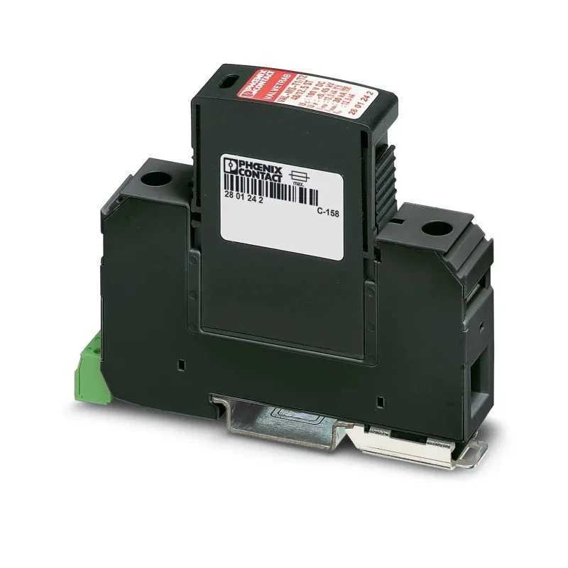 Phoenix Contact Surge Protection Device 30 kA 1-Phase Power Supply VARISTOR Plug-In Lightning Arrester DIN Rail Mount 2801240