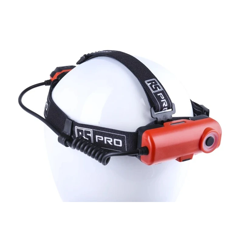RS PRO Rechargeable LED Head Torch 450 Lumen, IPX5 Water Resistant, 67mm Diameter 186-4622