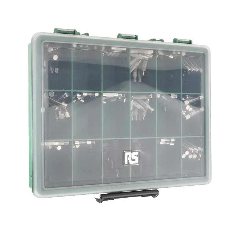RS PRO Automotive Fuse Kit Anti-Surge 16-Pcs Fuse Assortment with Fuse Holders 186-6362