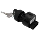 Honeywell Technologies Key Switch, 20A 3-Way Off-On-Start Operation Nylon & Polypropylene Housing 84826-01