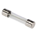 Eaton 6A T Glass Cartridge Fuse, 6.3 x 32 mm, Time Delay, 250V AC MDL-6-R