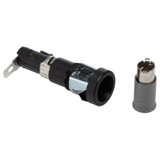 Eaton 20A Panel Mount Fuse Holder, 1P-Pole for 32 mm Fuse, 250V HTB-94I-R