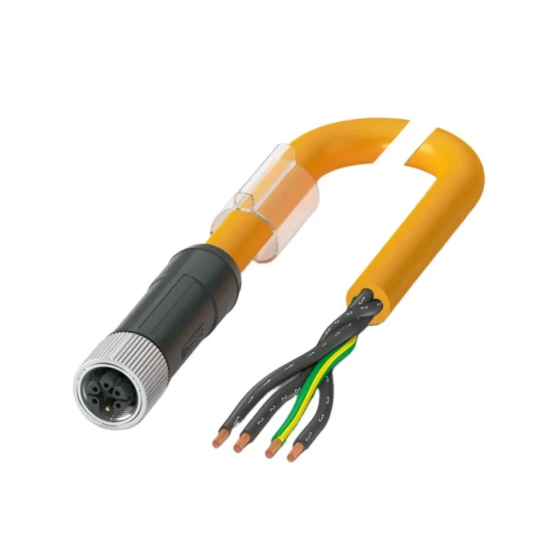 Phoenix Contact Sensor Actuator Cable Male 4 way Straight to 4 way Unterminated 10 m Polyurethane Jacket 1408838