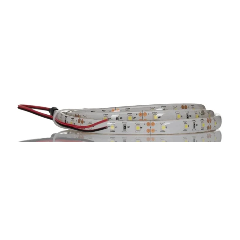 RS PRO 12V White LED Strip Light 7000K Colour Temperature 1m Length Flexible IP65 4.8W Per Metre 60 LEDs 855-5933
