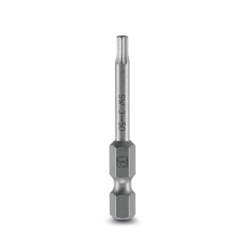 PHOENIX CONTACT Hex Screwdriver Bit Set 3 mm Tip, Hex Drive, 50 mm Overall Length, Hardened 5-Piece 1212647